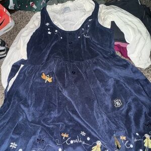 Hot Topic - Coraline Dress 2X with old navy undershirt XXL